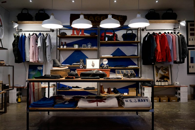 Boutique interior